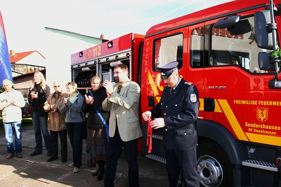 Neues Löschfahrzeug für Feuerwehr Stockhausen (Foto: Günter Herting) Neues Löschfahrzeug für Feuerwehr Stockhausen (Foto: Günter Herting)