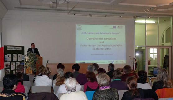 LeA -Lernen und Arbeiten in Europa (Foto: Karl-Heinz Herrmann) LeA -Lernen und Arbeiten in Europa (Foto: Karl-Heinz Herrmann)