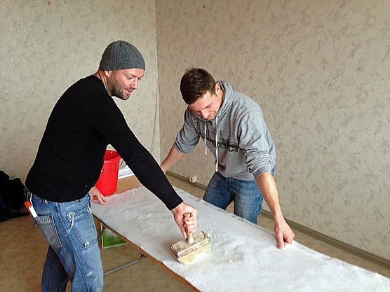 Wohnungen werden hergerichtet (Foto: Landratsamt Kyffhäuserkreis) Wohnungen werden hergerichtet (Foto: Landratsamt Kyffhäuserkreis)