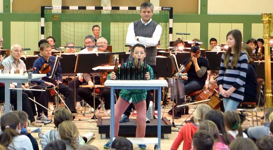 Orchester-Werkstatt einmal anders (Foto: B. Susemihl) Orchester-Werkstatt einmal anders (Foto: B. Susemihl)