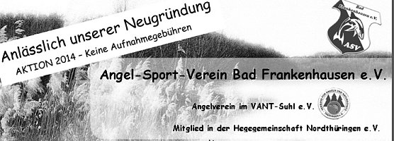 Ein Verein stellt sich vor (Foto: Angelsport-Verein Bad Frankenhausen)