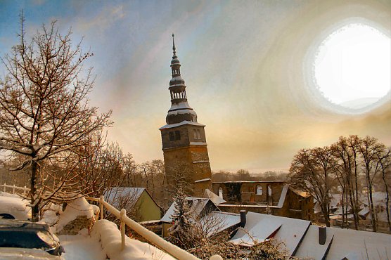 Der Schiefe Turm auf Facebook (Foto: Stadt Bad Frankenhausen)