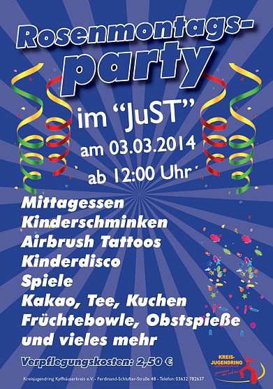 Rosenmontagsparty im JuST (Foto: Kreisjugendring)