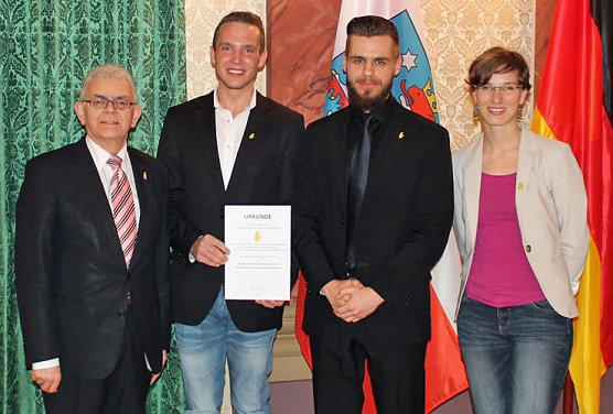 Preis f&uuml;r Anti-Rassismus-Projekt (Foto: SBZ Sondershausen)