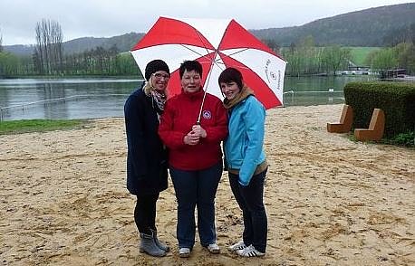 Anbaden und Arbeitseinsatz (Foto: Karl-Heinz Herrmann)