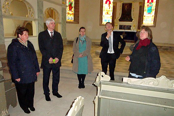Unterkirche besucht (Foto: Peter Zimmer)