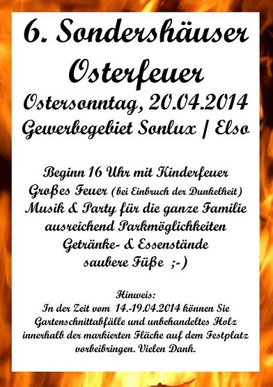 Brennendes Ostern und mehr (Foto: Privat) Brennendes Ostern und mehr (Foto: Privat)