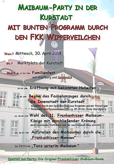 Maibaumk&ouml;nig (Foto: Stadt Bad Frankenhausen)