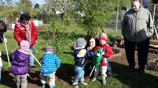 Fertigstellung des Projektes Zwergengarten (Foto: Landratsamt Kyffh&auml;userkreis)