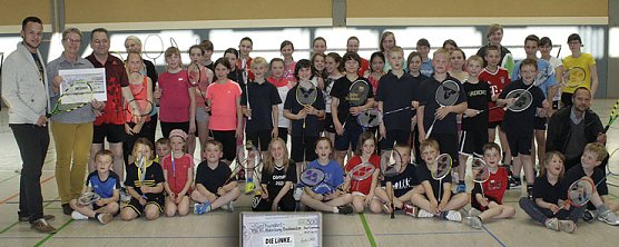 Spende von Linkspartei (Foto: Andreas Reich) Spende von Linkspartei (Foto: Andreas Reich)