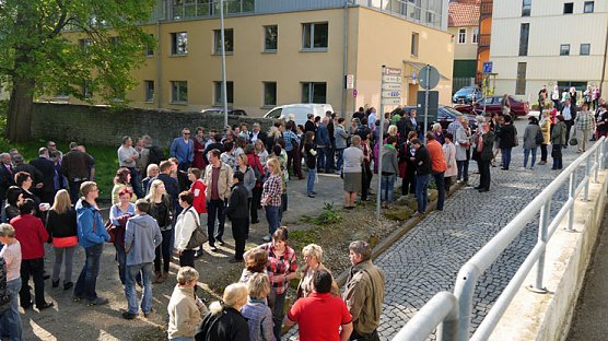 Landratsamt wegen Übung evakuiert (Foto: Landratsamt Kyffhäuserkreis) Landratsamt wegen Übung evakuiert (Foto: Landratsamt Kyffhäuserkreis)