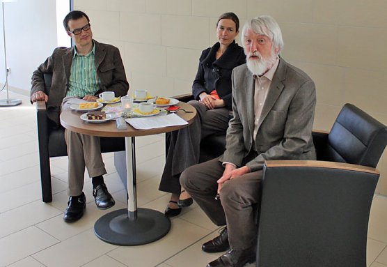 Duo im Kulturcaf&eacute; (Foto: Karl-Heinz Herrmann)