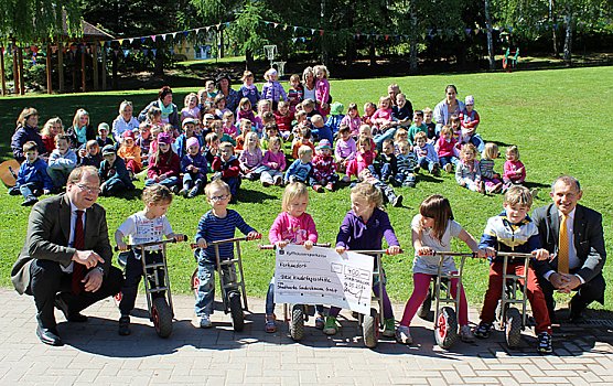 Unterst&uuml;tzung f&uuml;r DRK-Kindertagesst&auml;tte (Foto: Karl-Heinz Herrmann)