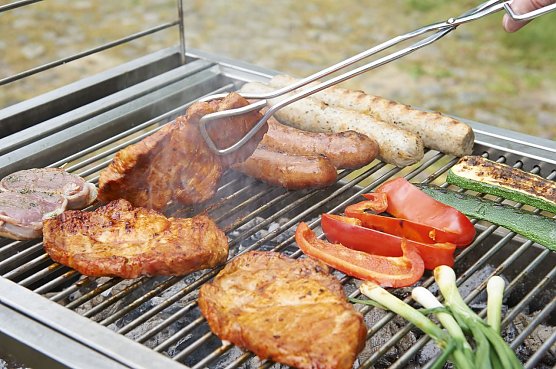 Nicht ohne Gefahren - der Grillabend (Foto: JUH Nordhausen)