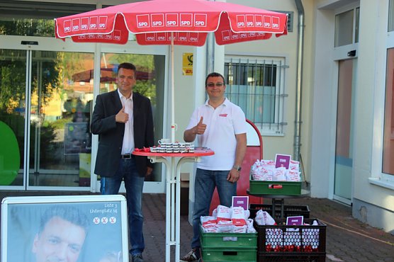 Wahlkampf bis zum Schluss (Foto: Privat)