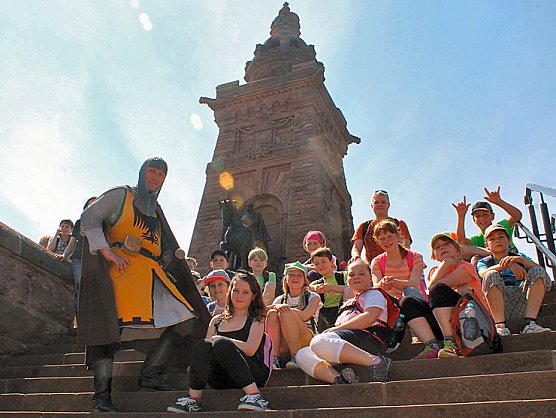 Kindererlebnistag am Kyffh&auml;user-Denkmal... (Foto: Stadt Bad Frankenhausen)