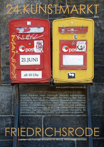 Programm für Kunstmarkt steht (Foto: Kunsthof Friedrichsrode) Programm für Kunstmarkt steht (Foto: Kunsthof Friedrichsrode)