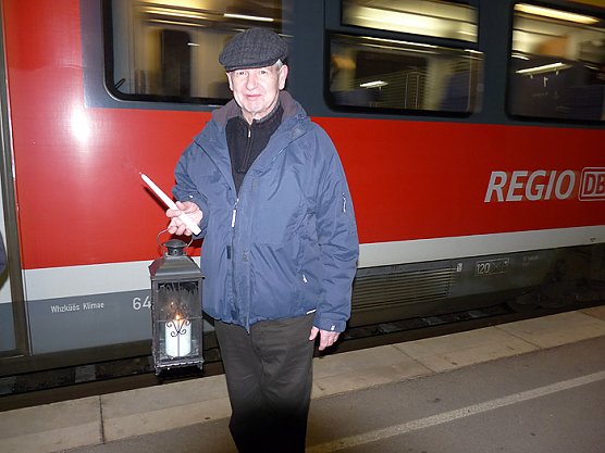 Friedenslicht in Sondershausen (Foto: Karl-Heinz Herrmann)