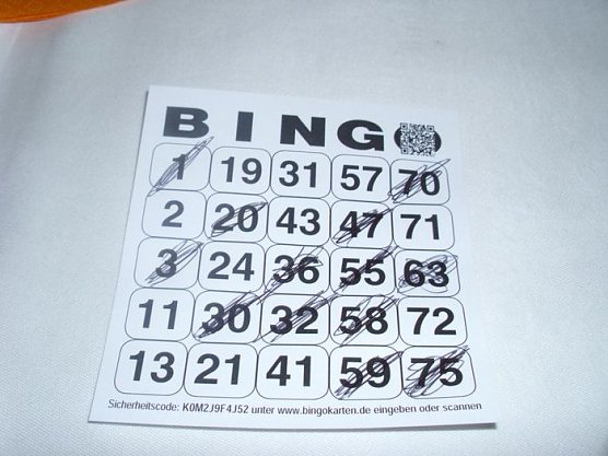 Im WB 4 alles Bingo – oder was?! (Foto: Thomas Leipold) Im WB 4 alles Bingo – oder was?! (Foto: Thomas Leipold)