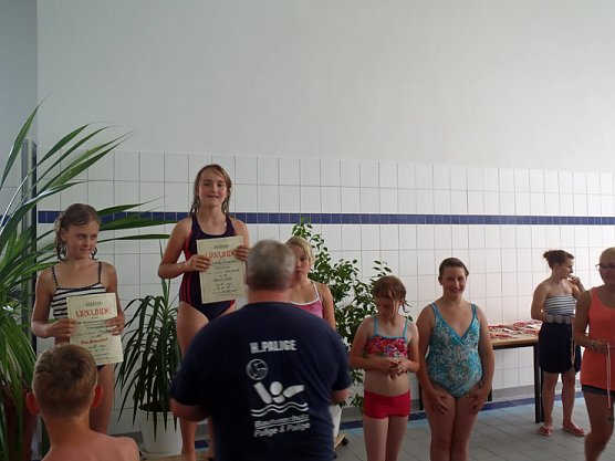 Von den Kreisjugendspielen im Schwimmen (Foto: Wasserwacht Sondershausen)