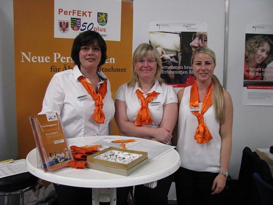 Besonderer Messe-Service f&uuml;r 50plus (Foto: Jobcenter Kyffh&auml;userkreis)