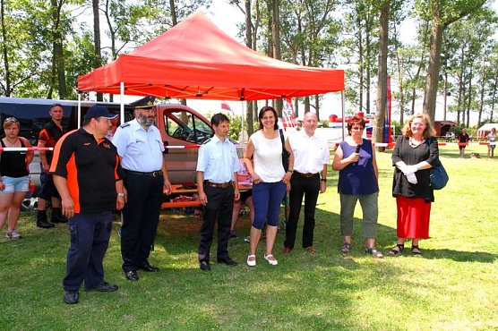 Hitzeschlacht zum Kreisfeuerwehrtag (Foto: G&uuml;nter Herting)