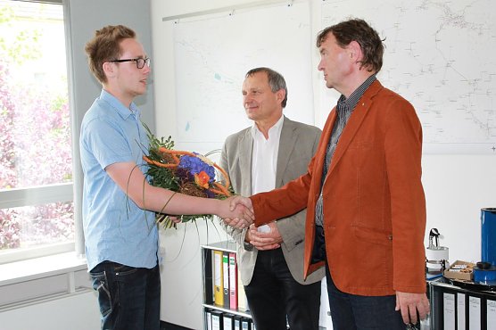 Ausbildungsstart f&uuml;r technisch Auszubildenden (Foto: Stadtwerke Sondershausen)