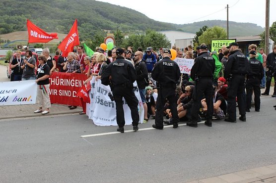 Zeichen gegen Rechts gesetzt (Foto: Karl-Heinz Herrmann)