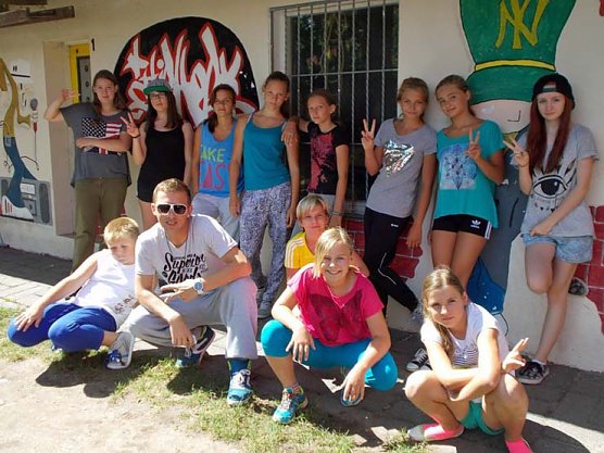 Video Tanzworkshop wird gezeigt (Foto: Kreisjugendring)