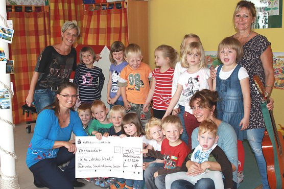 Unterst&uuml;tzung f&uuml;r Kita (Foto: Stadtwerke Sondershausen)