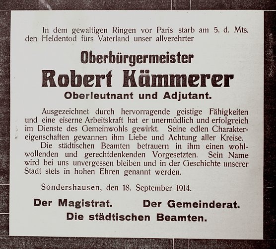 Heute vor 100 Jahren (Foto: Michael Glaser) Heute vor 100 Jahren (Foto: Michael Glaser)