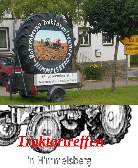 Traktortreffen in Himmelsberg (Foto: Traktorenfreunde Himmelsberg) Traktortreffen in Himmelsberg (Foto: Traktorenfreunde Himmelsberg)