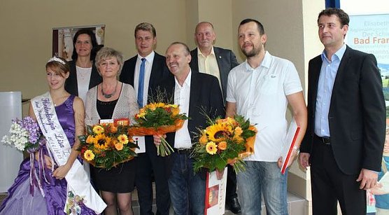 Viel Grund zum Feiern in der Therme (Foto: Karl-Heinz Herrmann)