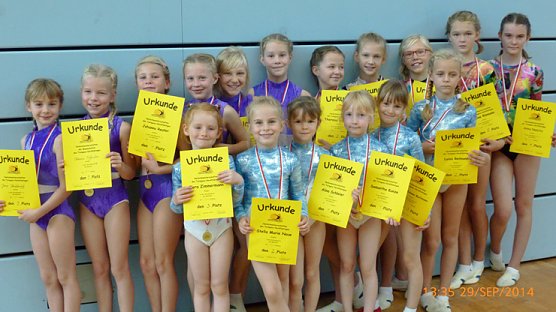 Von dem Gaumannschaftsmeisterschaften im Turnen (Foto: SV Gl&uuml;ckauf Sondershausen Turnen)