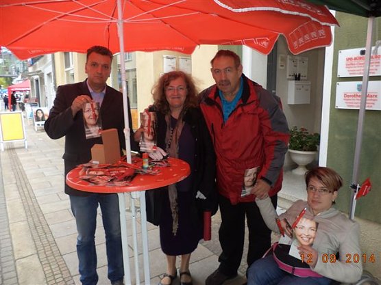 DGB-Infomobil auf Tour im Kyffh&auml;userkreis (Foto: DGB Kyffh&auml;userkreis)