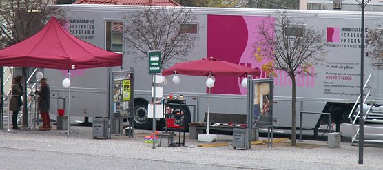 Mammobil wieder in Sondershausen (Foto: Landratamt Kyffhäuserkreis) Mammobil wieder in Sondershausen (Foto: Landratamt Kyffhäuserkreis)