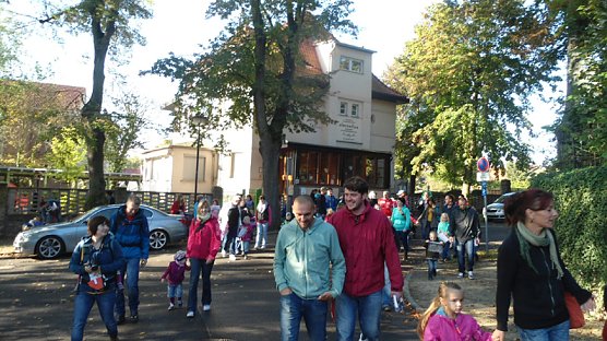Schatzsucher im Kyffh&auml;userwald (Foto: Kindervilla Bad Frankenhausen)