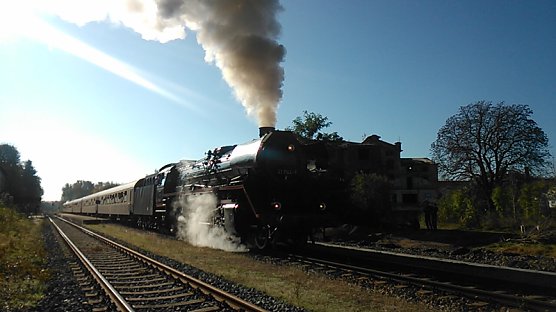 Dampfsonderzug unterwegs (Foto: Andreas Hocke)