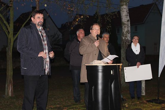 Erdgasnetz nun offiziell angeschlossen (Foto: Karl-Heinz Herrmann)