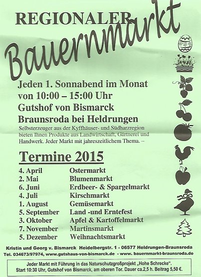Termine Bauernmarkt Braunsroda (Foto: Privat)