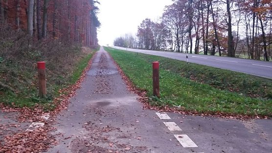 Unstrut-Werra-Radweg endlich entschärft (Foto: Privat) Unstrut-Werra-Radweg endlich entschärft (Foto: Privat)