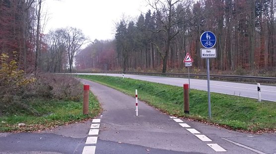 Unstrut-Werra-Radweg endlich entschärft (Foto: Privat) Unstrut-Werra-Radweg endlich entschärft (Foto: Privat)