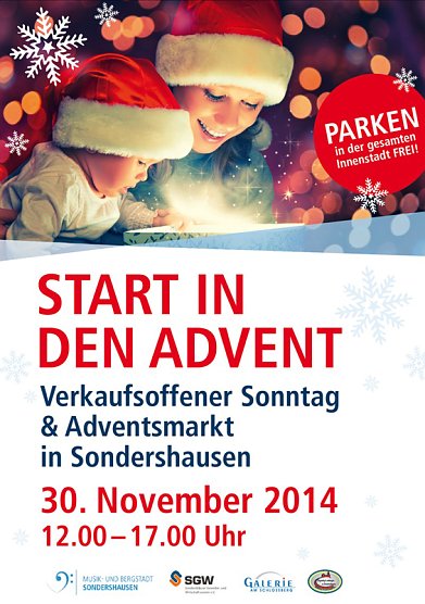 Start in den Advent mit Markttreiben (Foto: Stadt Sondershausen)