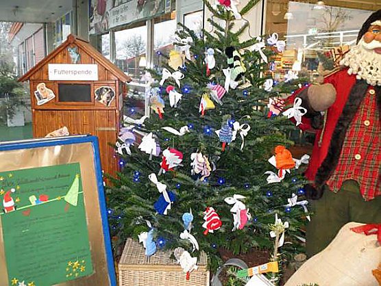 Weihnachtswunschbaum in Artern aufgestellt (Foto: Privat)