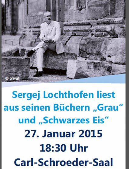 Sergej Lochthofen - Schwarzes Eis (Foto: Privat) Sergej Lochthofen - Schwarzes Eis (Foto: Privat)