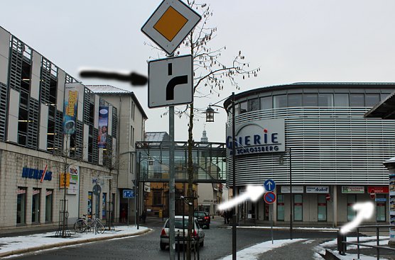An der Beschilderung liegt es nicht (Foto: Karl-Heinz Herrmann) An der Beschilderung liegt es nicht (Foto: Karl-Heinz Herrmann)
