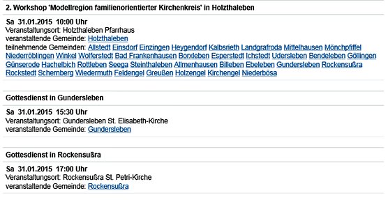 Gottesdienste am Samstag (Foto: Evangelischer Kirchenkreis Bad Frankenhausen - Sondershausen) Gottesdienste am Samstag (Foto: Evangelischer Kirchenkreis Bad Frankenhausen - Sondershausen)