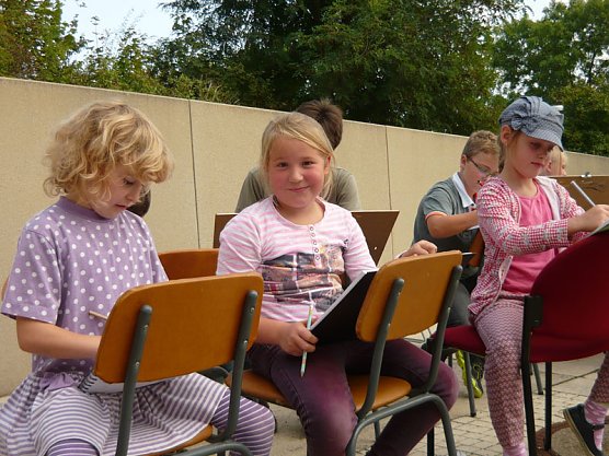 Wieder der beliebte Panorama-Kinderkurs (Foto: Fred B&ouml;hme Panoramamuseum)