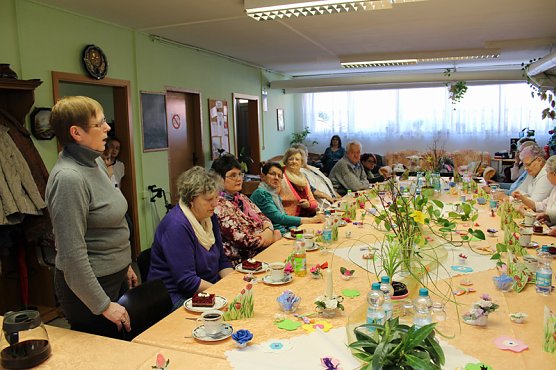 F&uuml;r Frauentagsfeier geschm&uuml;ckt (Foto: Karl-Heinz Herrmann)
