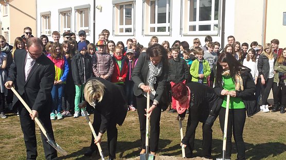 Spatenstich in Oldisleben (Foto: Privat)